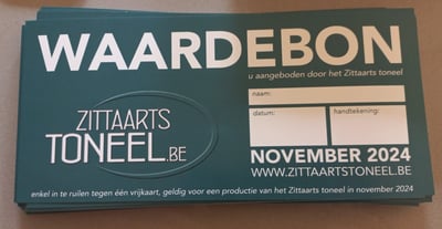 waardebon ZT waardebon ZT