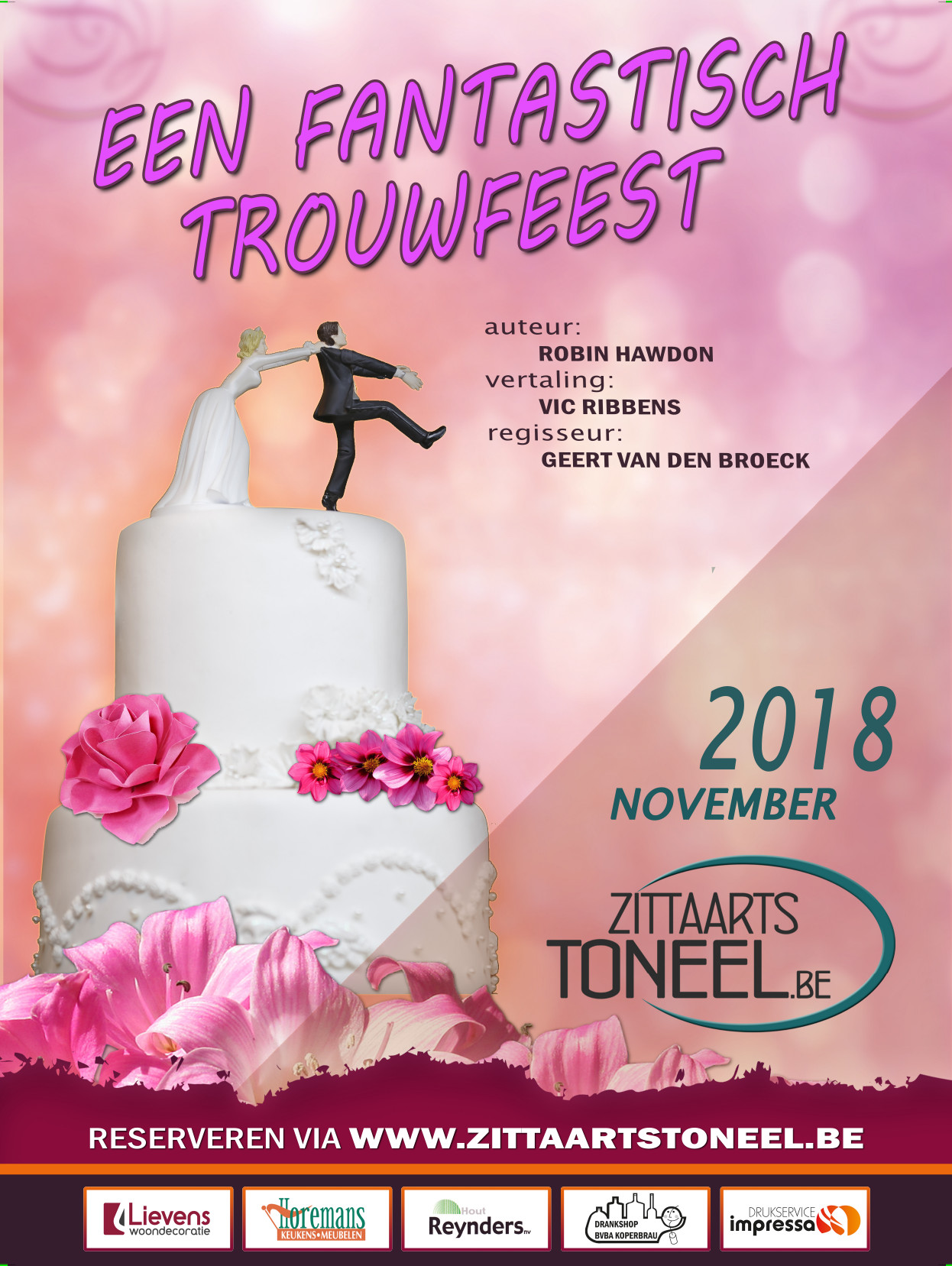 Affiche Een Fantastisch Trouwfeest 2018